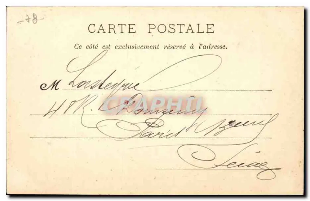 Vale de Cheyreuse — Entrada das Cataratas (Ermitagem) — Garagem de Vélos — Editor Vélos, n°19 - Verso