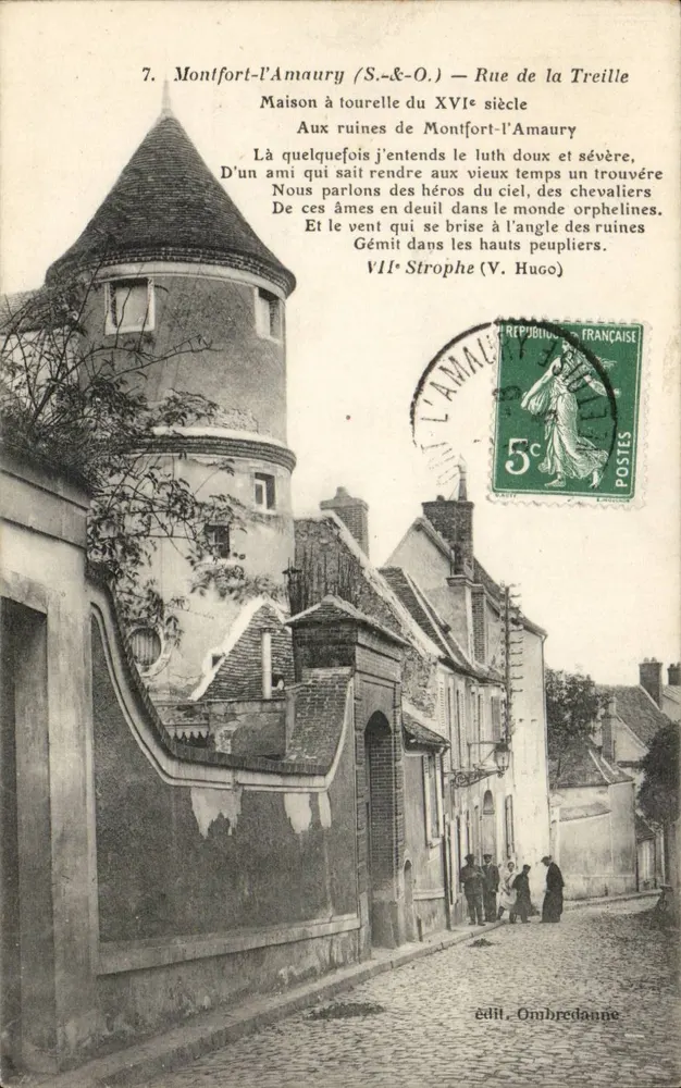 Montfort-l'Amaury — Turmhäuschen aus dem 16. Jahrhundert — Verlag Ombredanne - Vorderseite