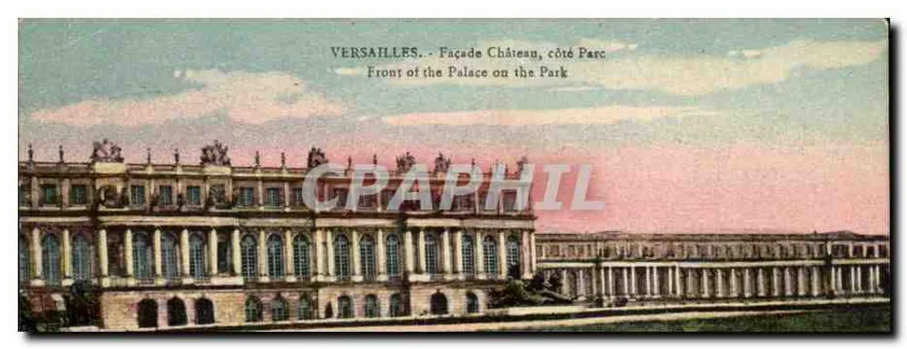 Versailles — Facha da Cidade, lado do Jardim — Edição Cossé, Versailles - Frente