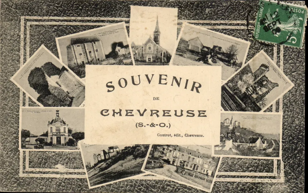 Chevreuse (S.-&-O.) — Lembrete — Gautrot, editor, Chevreuse. - Frente