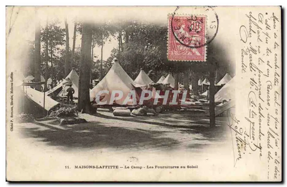 MAISONS-LAFFITTE — Der Camp — Die Versorgung in der Sonne — Chiché P. Serrure, Maisons-Laffitte - Vorderseite