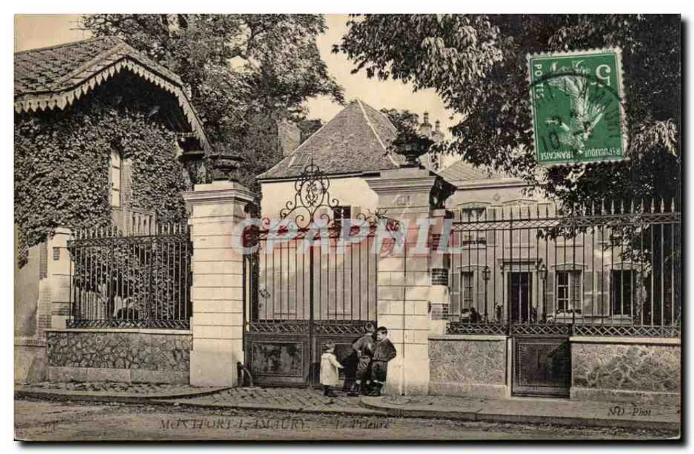 Montfort-l'Amaury — Portail de uma propriedade — MD Photo - Frente