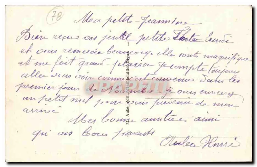 Sainte-Mesme (S.-et-O.) — Altersheim für Verletzte von Ville-Lebrun - Rückseite