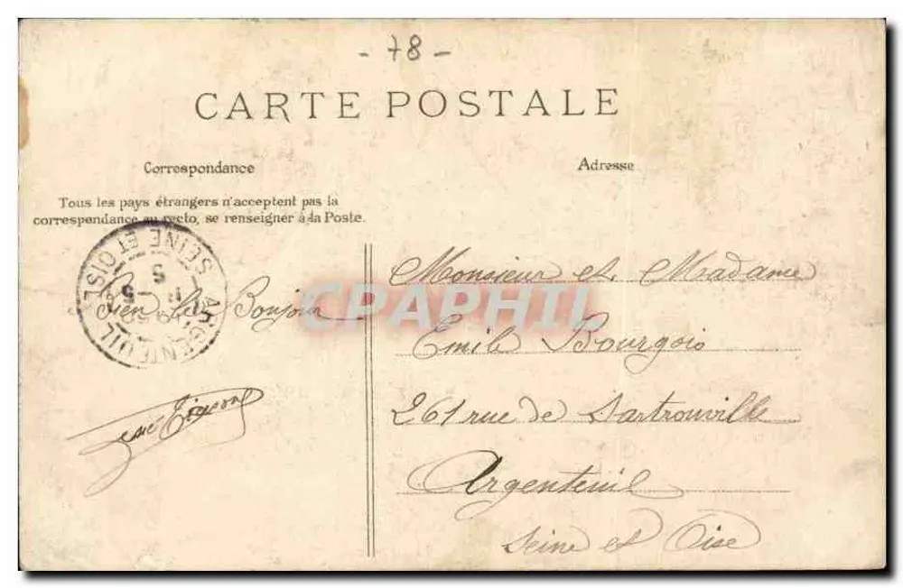 MAISONS-LAFFITTE — Der Lagerplatz — Effekte und Versorgung unter der Sonne — Glais Sollier, Buchhändler - Rückseite