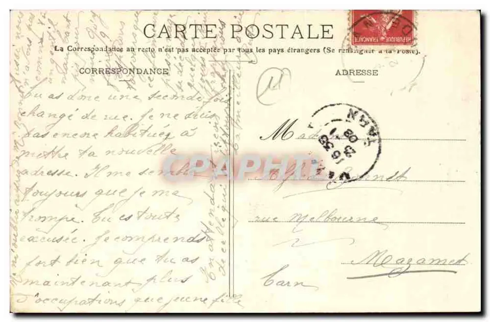 Fabrezan — Rue de l'Ancienne Mairie — Éd. L. Pordieu - Reverso