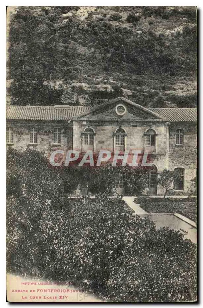 Abadia de Fontfroide (Aude) – A Cour de Luís XIV – Fototipo Lassuce (Montpellier) - Frente