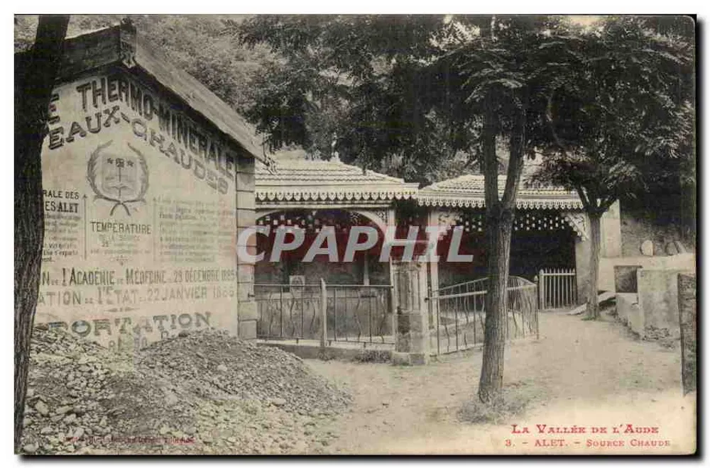 A Vallée de l'Aude — Source Chaude — Alet — Établissement thermomédecine - Frente
