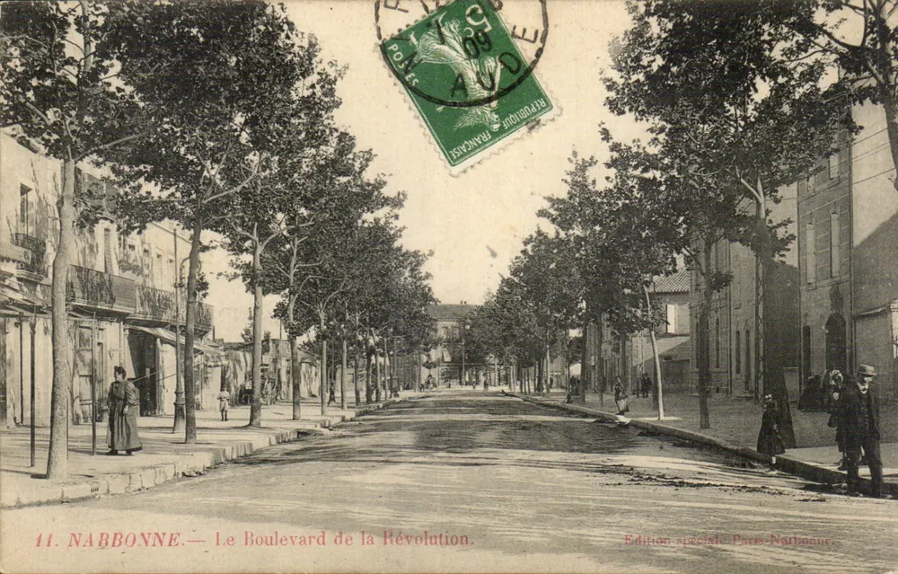 Narbonne — O Boulevard da Revolução — Edição especial Paris-Narbonne, n°11 - Frente