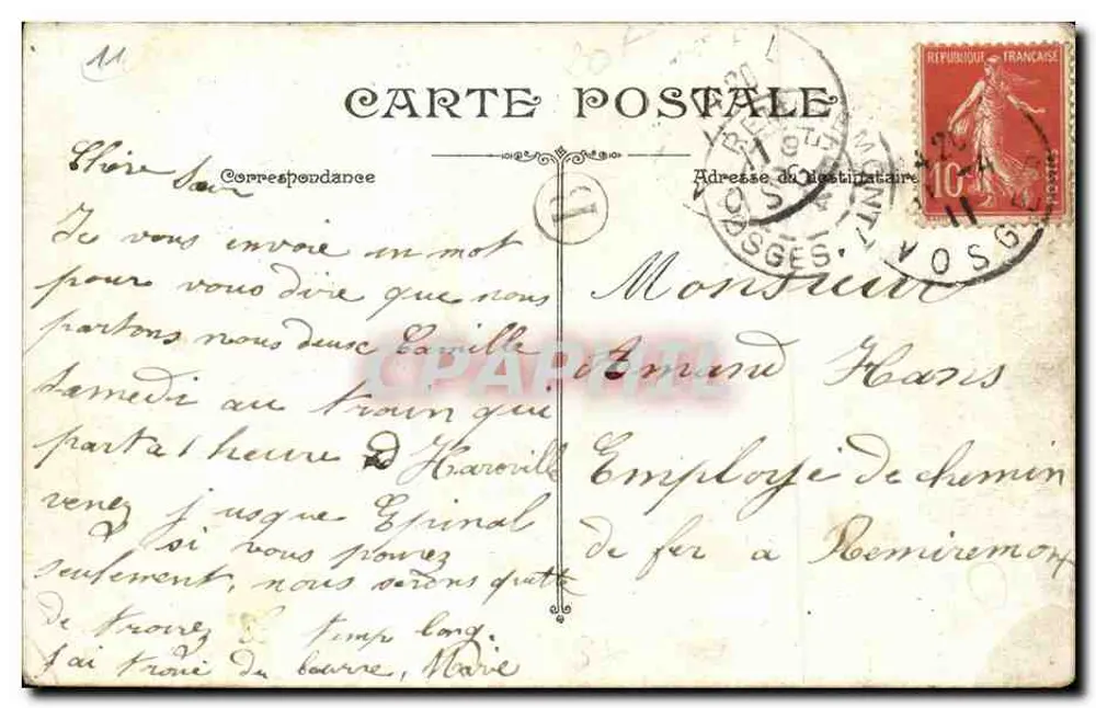 Narbonne - Igreja de São Paulo — LVPC, n° 2263 - Verso