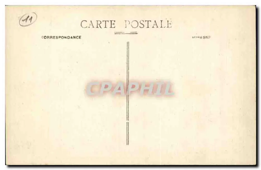 NARBONNE — Panorama der Robine und des Cours Mirabeau — Phototypie E. Francot, Narbonne, n°8 - Rückseite