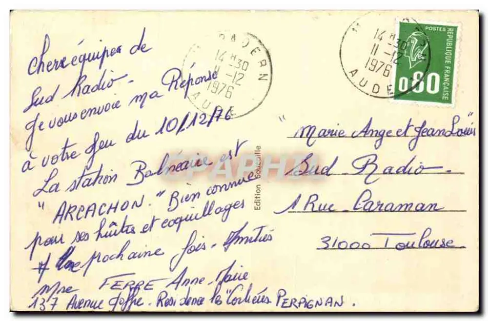 Padern (Aude) — Le gorgi e il ponte del Grau — Edizione francese - Verso