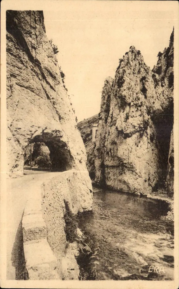 Gorges dell'Aude — La uscita del « Tron du Céré » — Editore Era, N° 11 - Recto