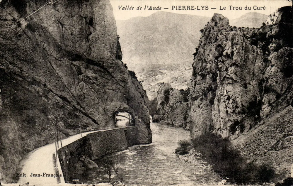 Valle del Aude — PIERRE-LYS — El Agujero del Curado — Edit. Jean-François - Anverso