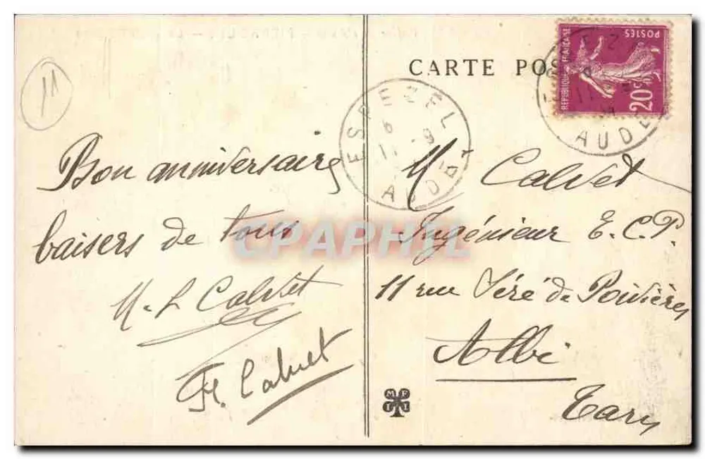 Valle del Aude — PIERRE-LYS — El Agujero del Curado — Edit. Jean-François - Reverso