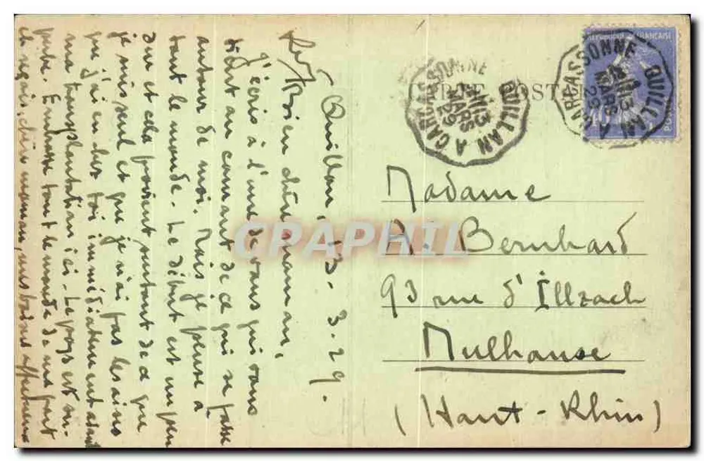 Tal der Aude — Quillan — Viaduc de St-Martin-Pierre-Lys — Verlag: Jean François - Rückseite