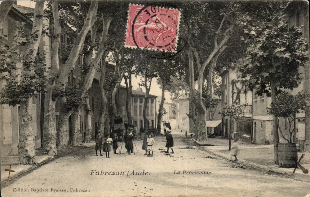 Fabrezan (Aude) — A Promenade — Edição Baptiste Fraisse, Fabrezan - Frente