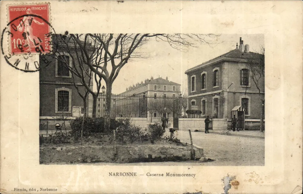 NARBONNE — Quartel Montmorency — Firmin, editor, Narbonne - Frente