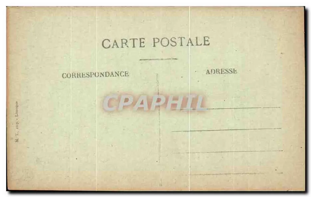 NARBONNE — Les Orgues de St-Just — M. E. imp. - Limoges - Rückseite