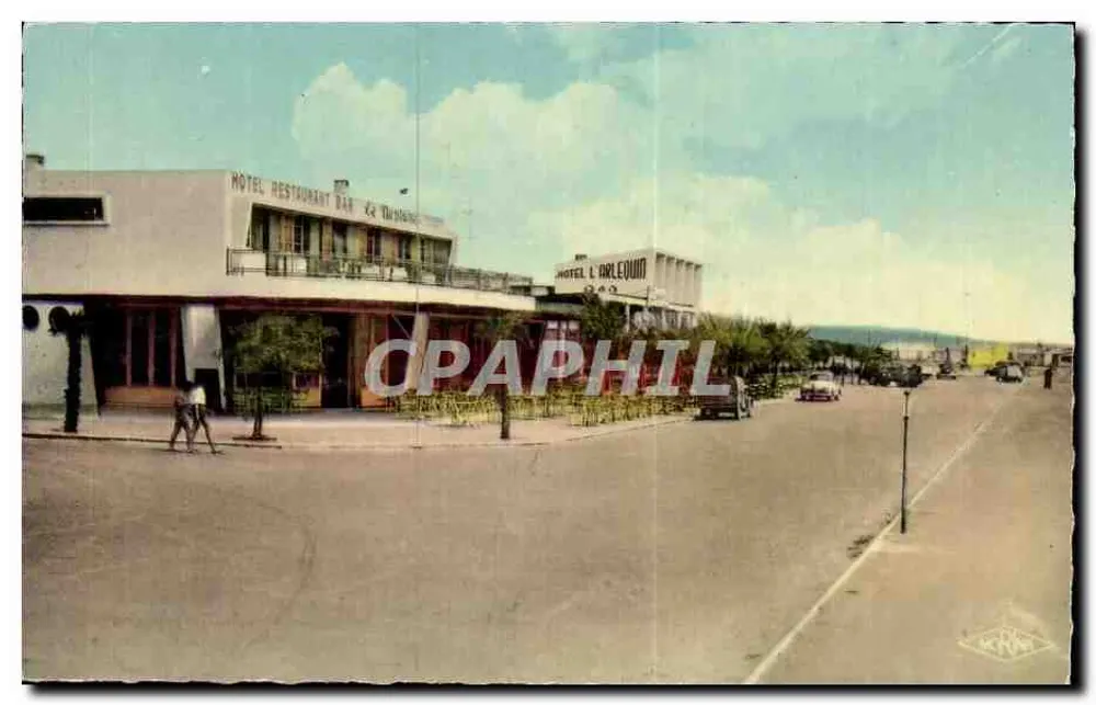 Hotel Restaurante Bar L'Orleoun — Narbonne-Plage — Edições Morina - Frente