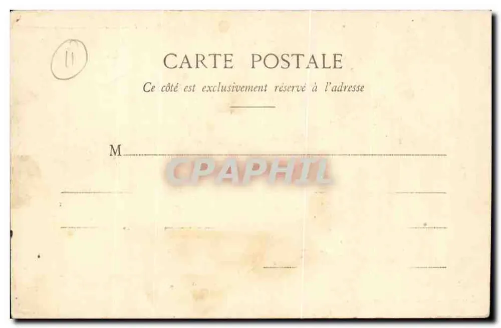 Narbonne, o — Antigo Arcebispo — L. Janssou, editor, Narbonne - n°10 - Verso