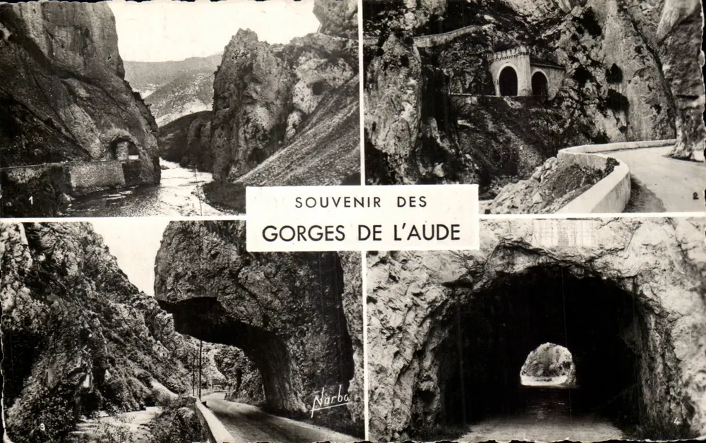 Gorges da Aude — Lembrança das Gorges da Aude — Narba - Frente