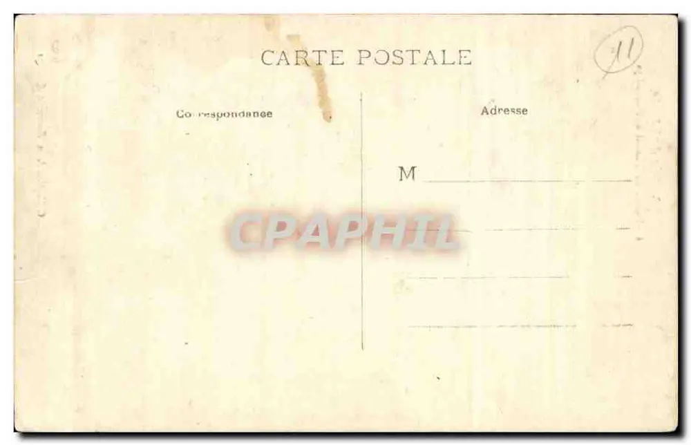 Tal der Aude — Eingang zum Tunnel Pierre-Lys — Verlag: J. Lefebvre, n°4 - Rückseite