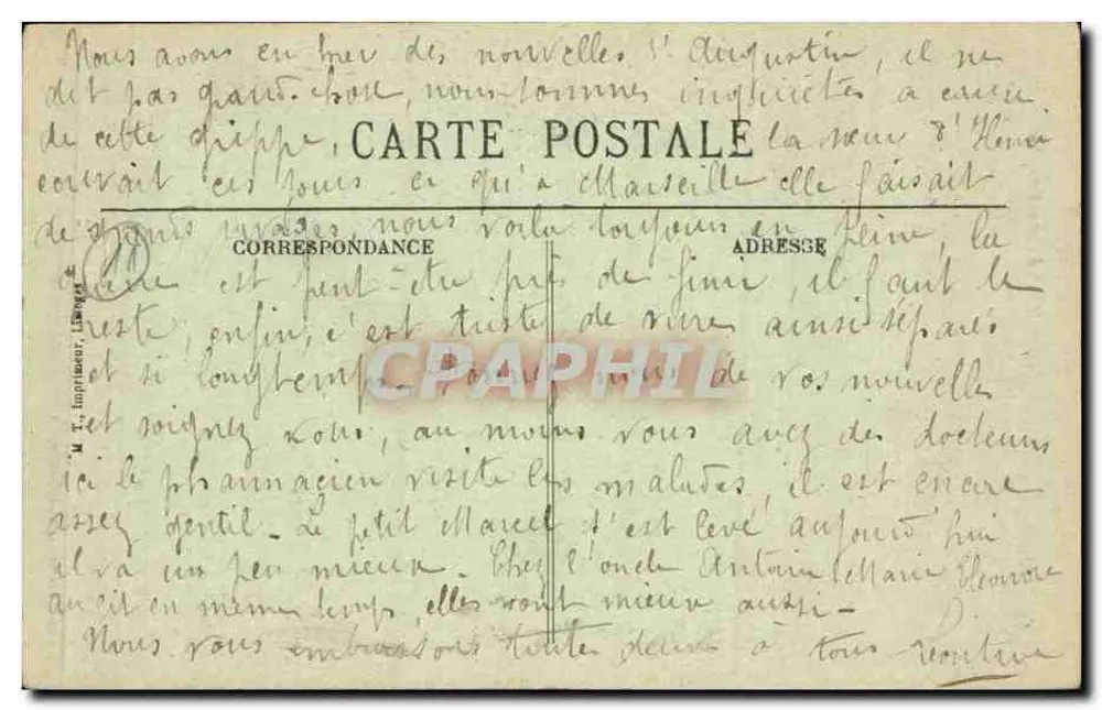 Tal der Aude — Eingang zum Tunnel Pierre-Lys — Sammlung Jean François, Quillan - Rückseite