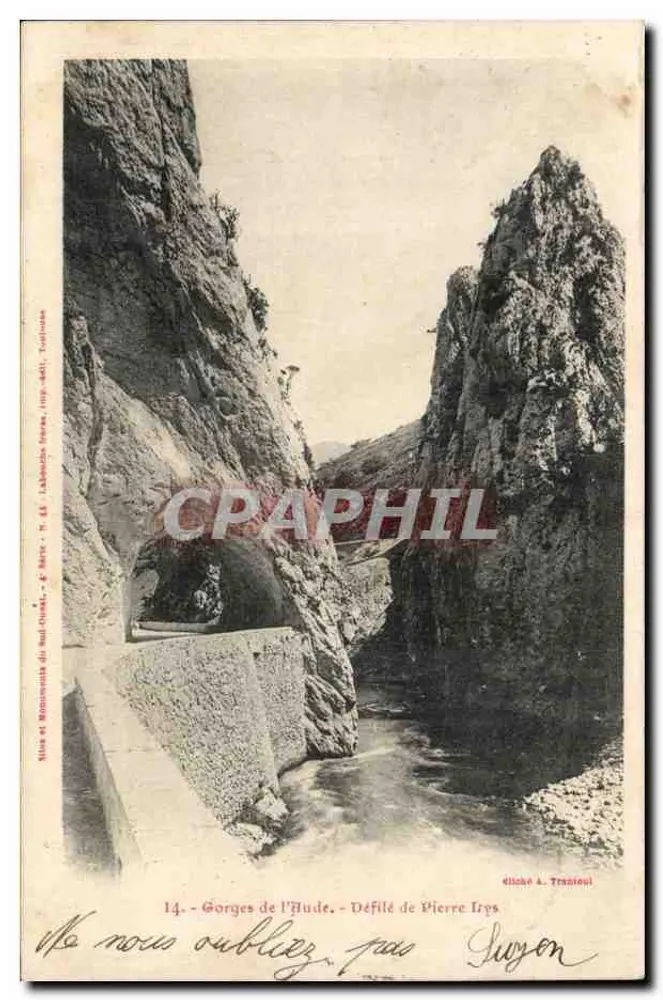 Gorges da Hude - Desfiladeiro de Pierre Irys — editada por A. Trantoul - Frente