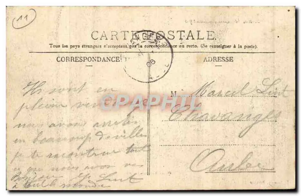 Narbonne — Quai Victor-Hugo — L. Janson, Editeur - Verso