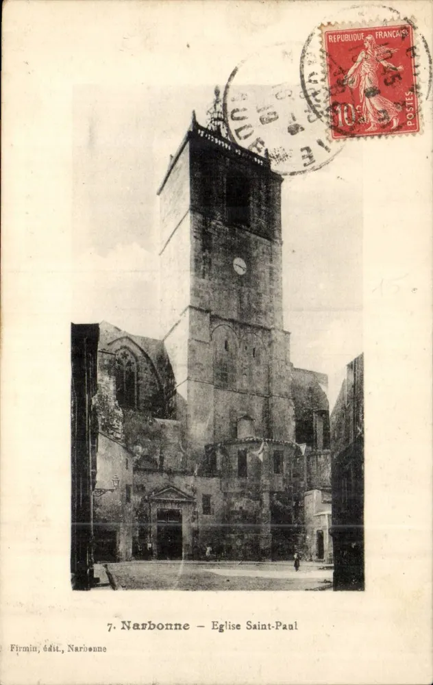 Narbonne — Katedra św. Pawła — Firmin, wyd. Narbonne - Awers