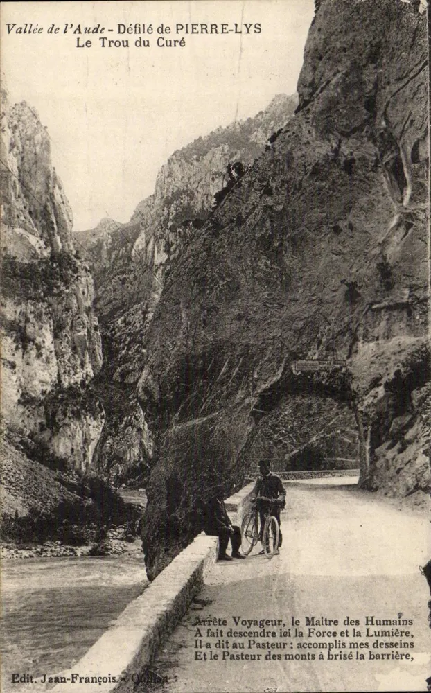 Tal der Aude — Pass von Pierre-Lys — Le Trou du Curé — Edit. Jean-François, Ouchy - Vorderseite
