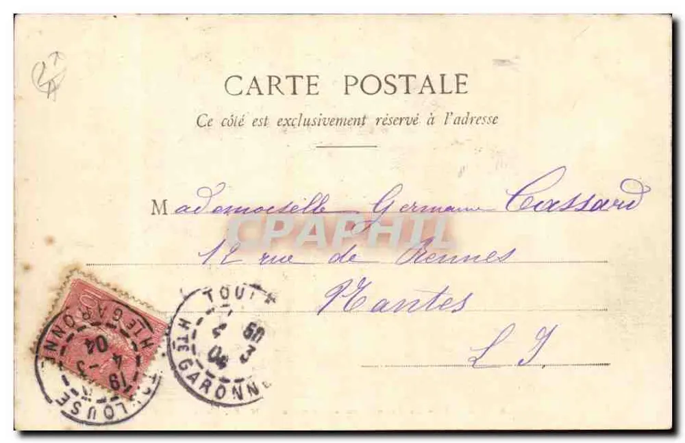 NARBONNE — Die Aussprache der Station — M. P. Phot. - Rückseite