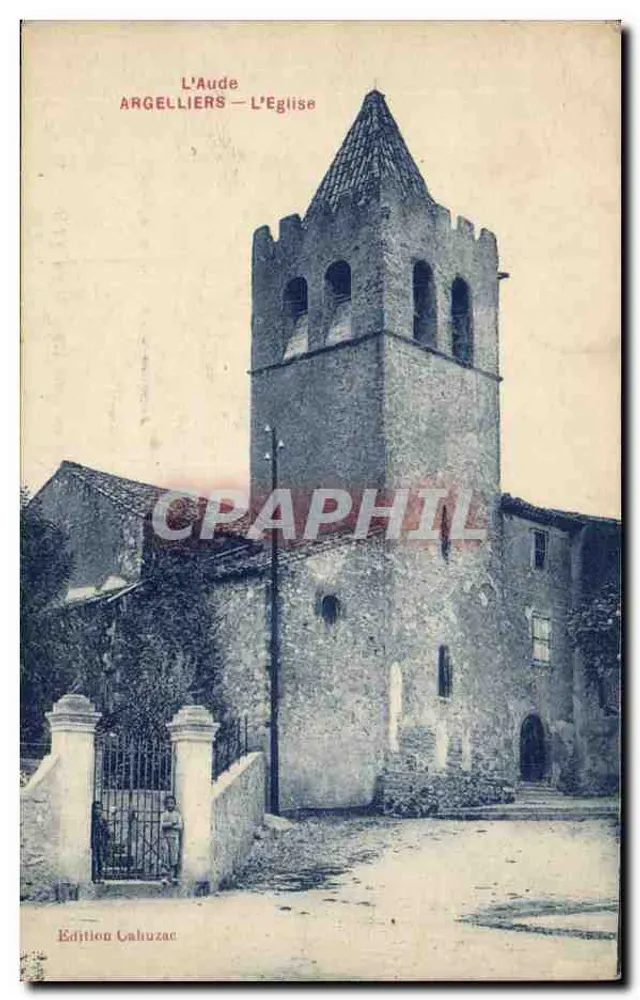 Argelliers — A Igreja — Edição Cahuzac - Frente