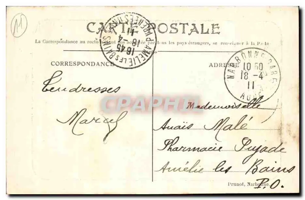 NARBONNE — Starszy archidiecezjalny — Wydawca nieznany, numer seryjny nie widoczny - Rewers