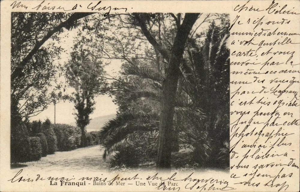 La Franqui - Bains de Mer — Une Vue du Parc — éditeur La Franqui - Vorderseite