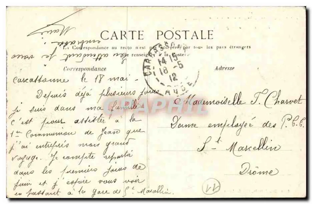 Cité de Carcassonne — Die Liebe im Mittelalter in der Cité de Carcassonne, Die Hexe kümmert sich um alles — Verleger Michel Jordy - Rückseite