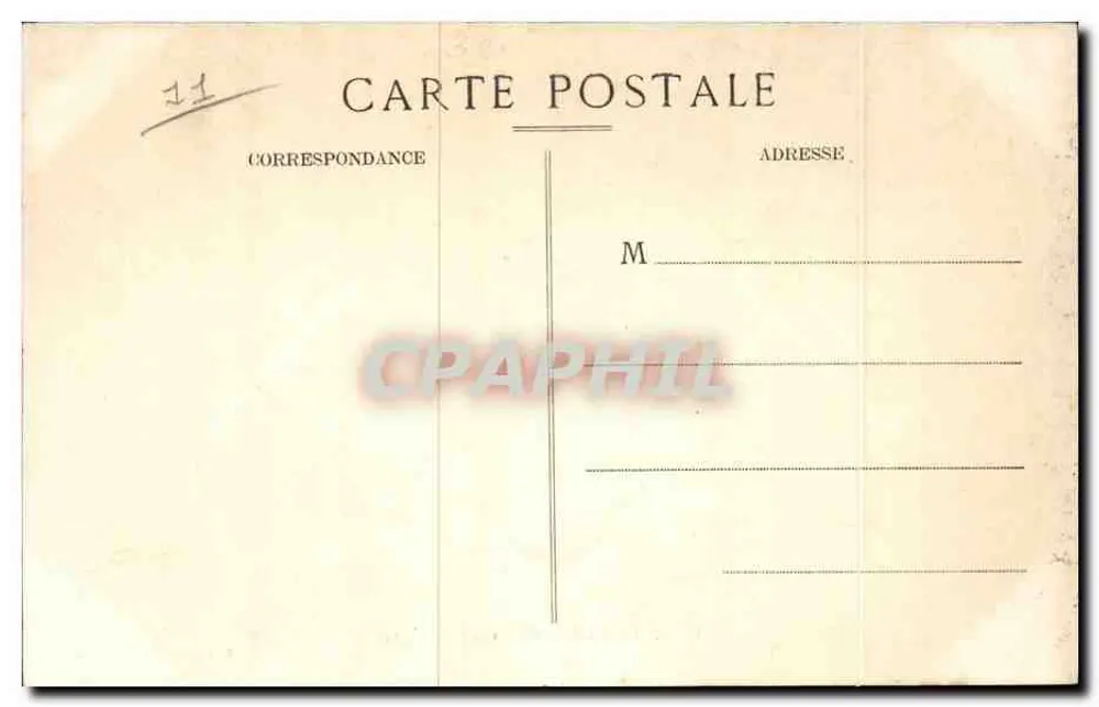 Carcassonne — Boulevard do Canal — E. Roudière, Imp.-Editor - Verso