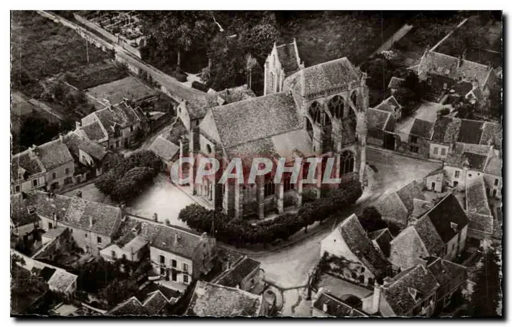 Saint-Sulfice-de-Favières — Die Kirche aus der Luft gesehen — Éditions Françaises (S.-&-O.) - Vorderseite