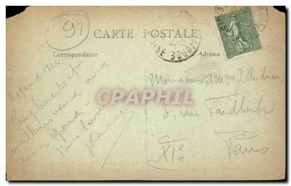 Perray-Vaucluse — Asyl — Ein normannisches Haus (Entrée du Breuil) — Edition de l'Orge, A. Thévenet, Savigny — 487 - Rückseite