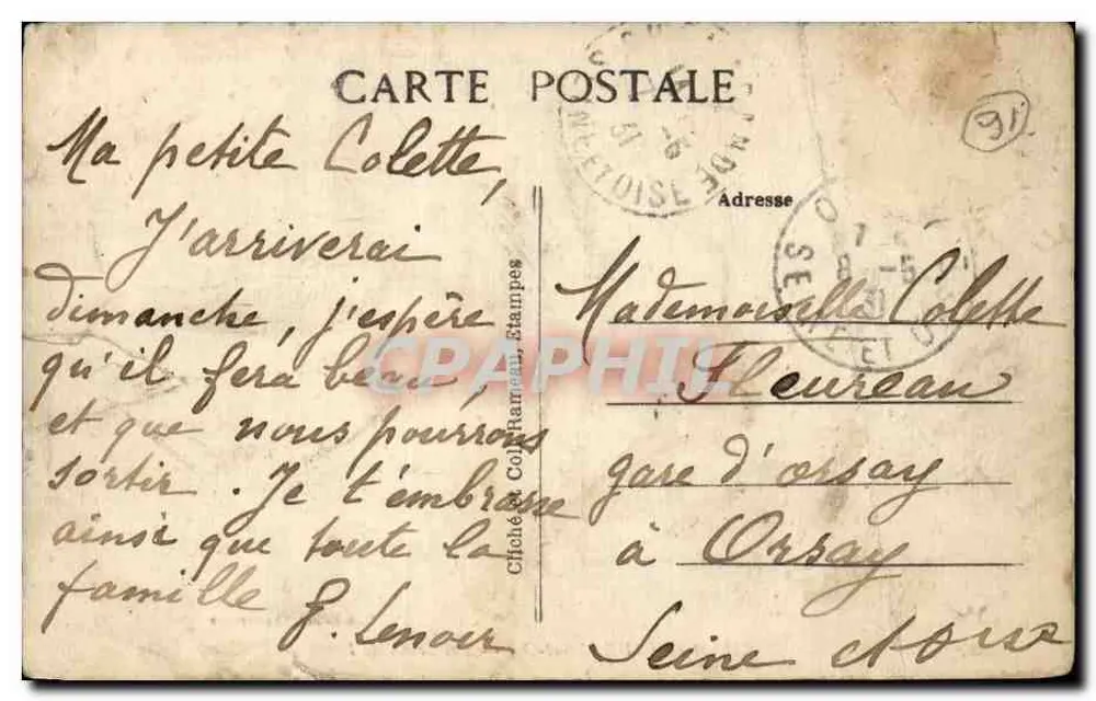 Chamarande (S.-et-O.) — Die Scouts von Frankreich — Der Lagerplatz - Rückseite