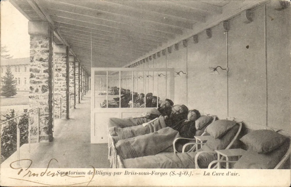 Sanatorium von Bligny-par-Briis-sous-Forges (S.-&-O.) — Luftkur — Prud'ene - Vorderseite