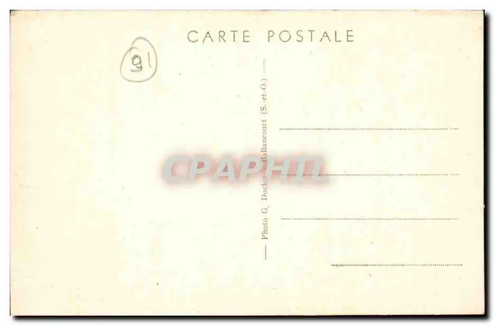 La Ferté-Alais (S.-et-O.) — La Sablière — Foto G. Duche-Hallancourt - Verso