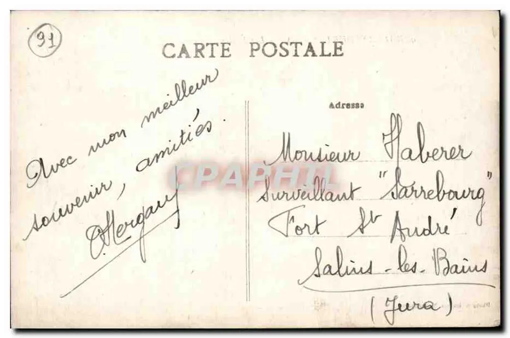 Ballancourt (S.-et-O.) — As Escolas — Foto G. Ducles - Verso