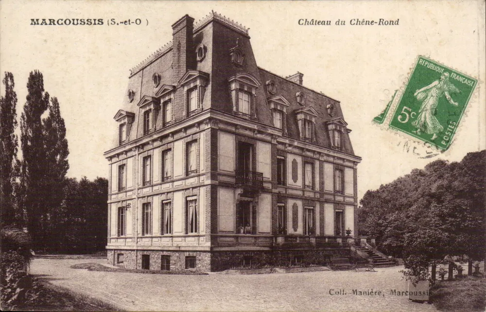 Castelo do Carvalho Redondo — Marcoussis (S.-e-O) — Coleção Manière - Frente