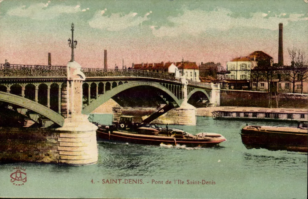 Saint-Denis — Ponte da Ilha Saint-Denis — editor Sagrille, n°4 - Frente