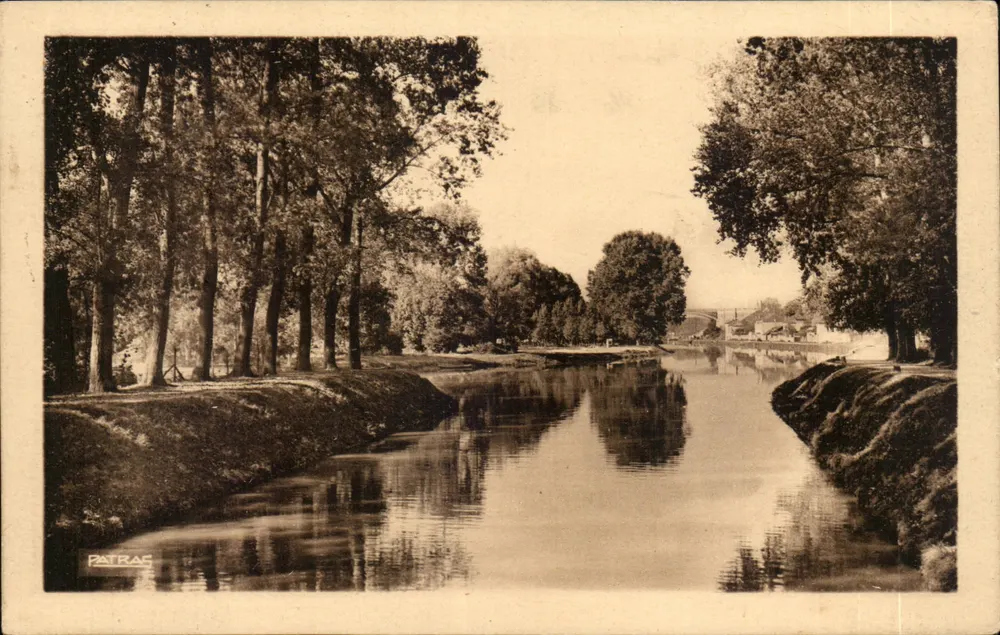 Kanal von Saint-Mammès nach Moret-sur-Loing — Edition d'Art Charton, Paris — Nr. 108 - Vorderseite