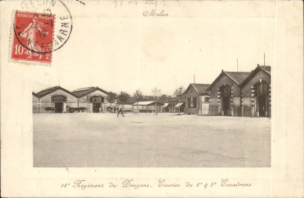 Noelun — Ställe der 2. und 5. Eskadron — 18. Dragoner-Regiment - Vorderseite