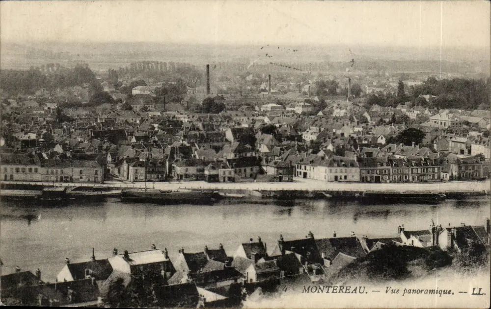Montereau — Vista panoramica — LL - Recto