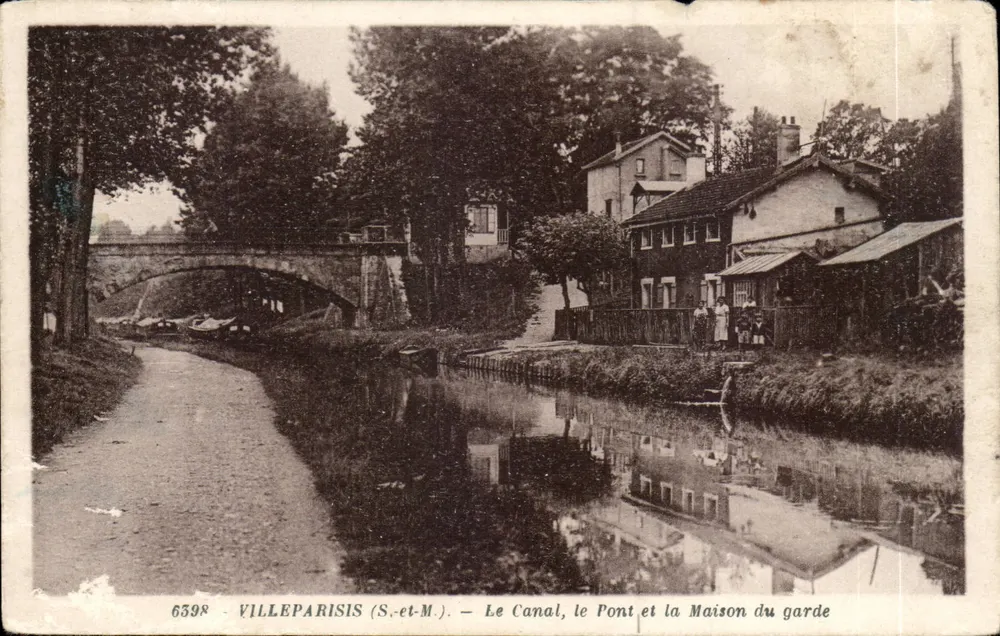 VILLEPARISIS (S.-et-M.) — Der Kanal, die Brücke und das Wachhaus - Vorderseite