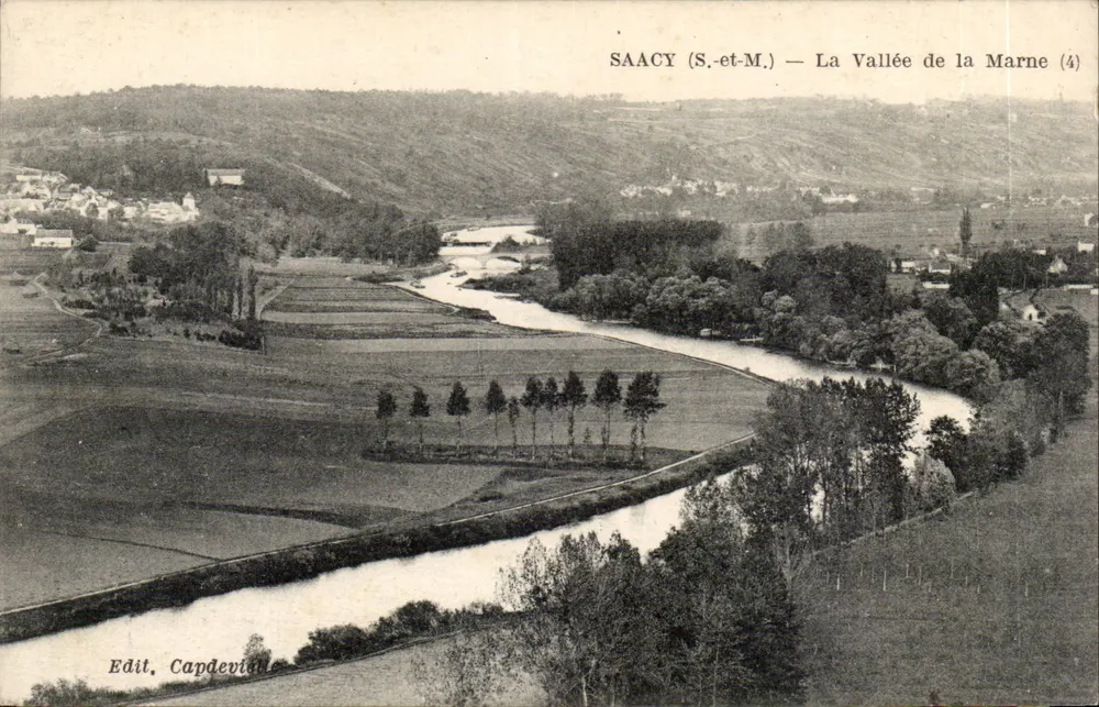 Saacy (S.-et-M.) — La Vallee della Marne (4) — Edit. Capdeville - Recto
